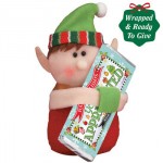 Elf with Chocolate Bar